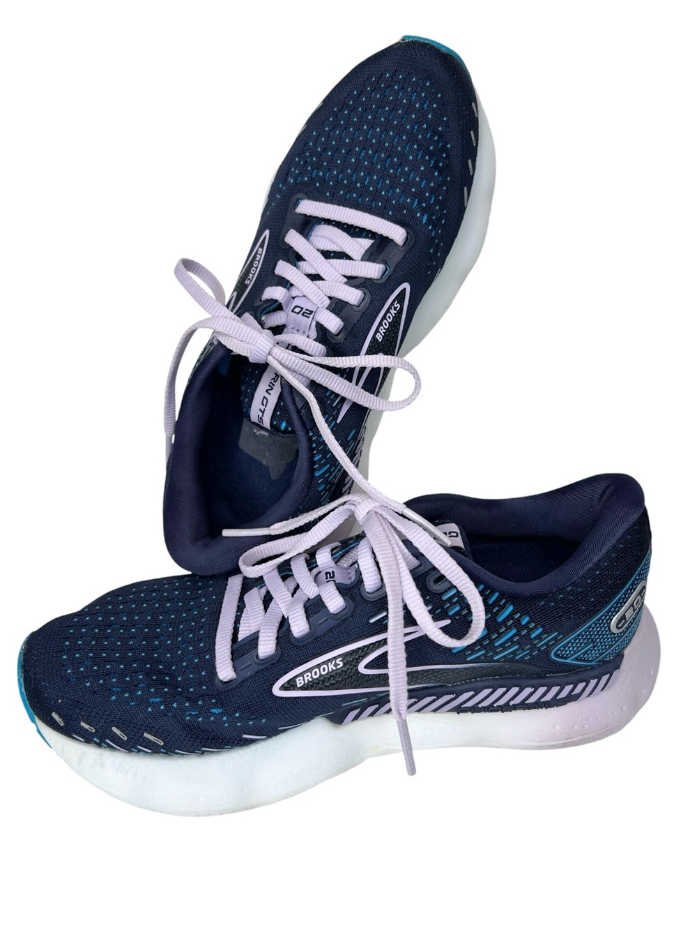 Brooks Glycerin GTS 20 Women's Size 6 B 
Running Shoes NavyBlue Athletic Sneaker